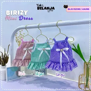 Bakuta Birizy Mini Dress baju kucing [ Size S - XL ] baju kucing lucu dan murah
