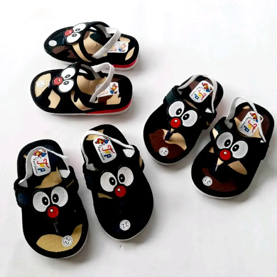 Sandal Baby Bunyi Encit Model Loreng Terbaru Size 21/25 Bayi Empuk