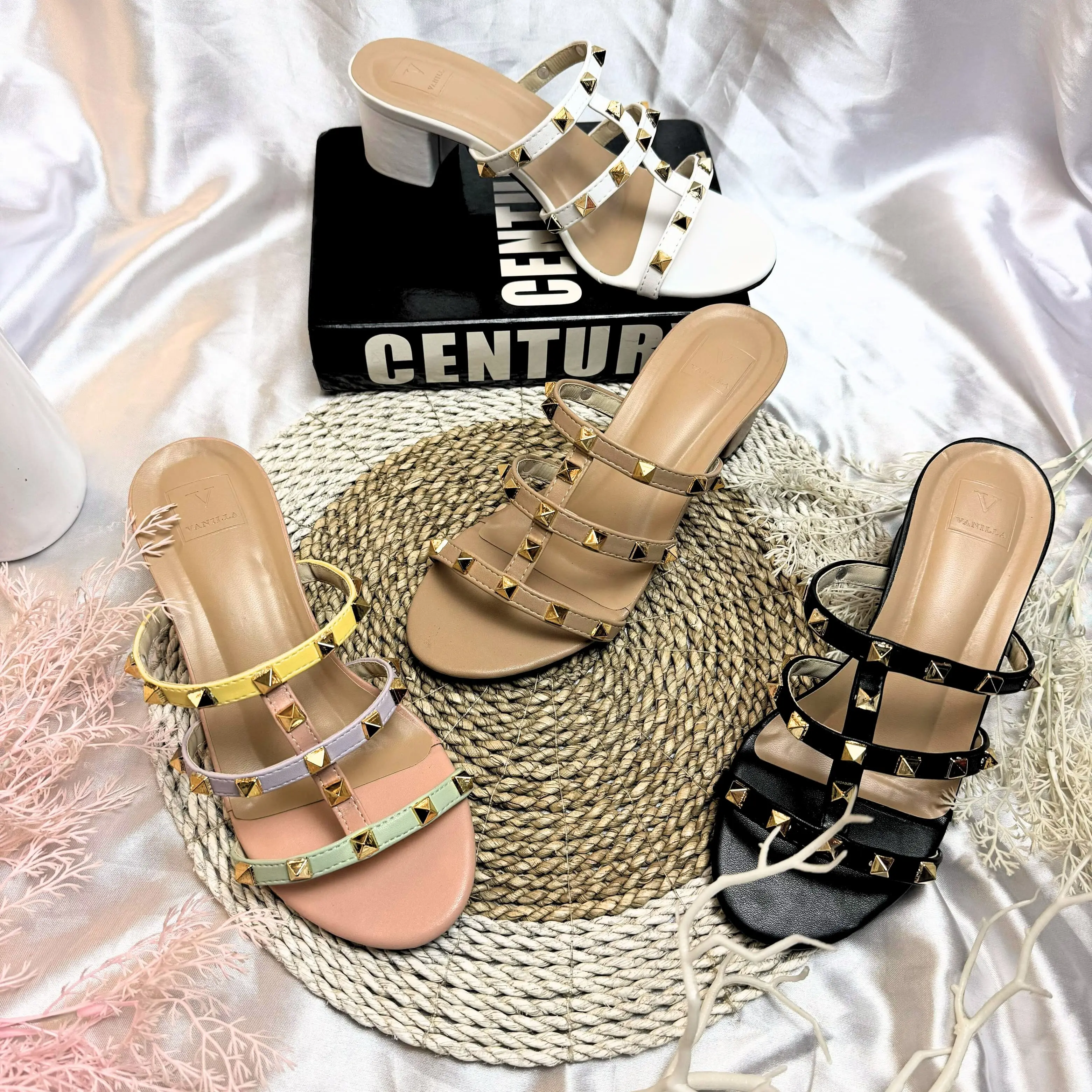 ABBUSHOES - KR 02 - hak tahu 5 cm Sandal Wanita