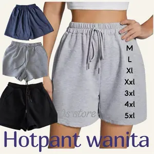 HOT PANT WANITA JUMBO SHORT PANTS WANITA BIGSIZE CELANA PENDEK WANITA SUPER JUMBO