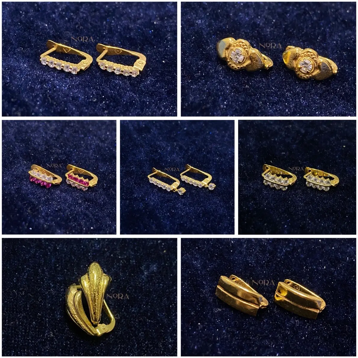 Anting Clip • Berat 1gr • Emas Muda • D’Nora