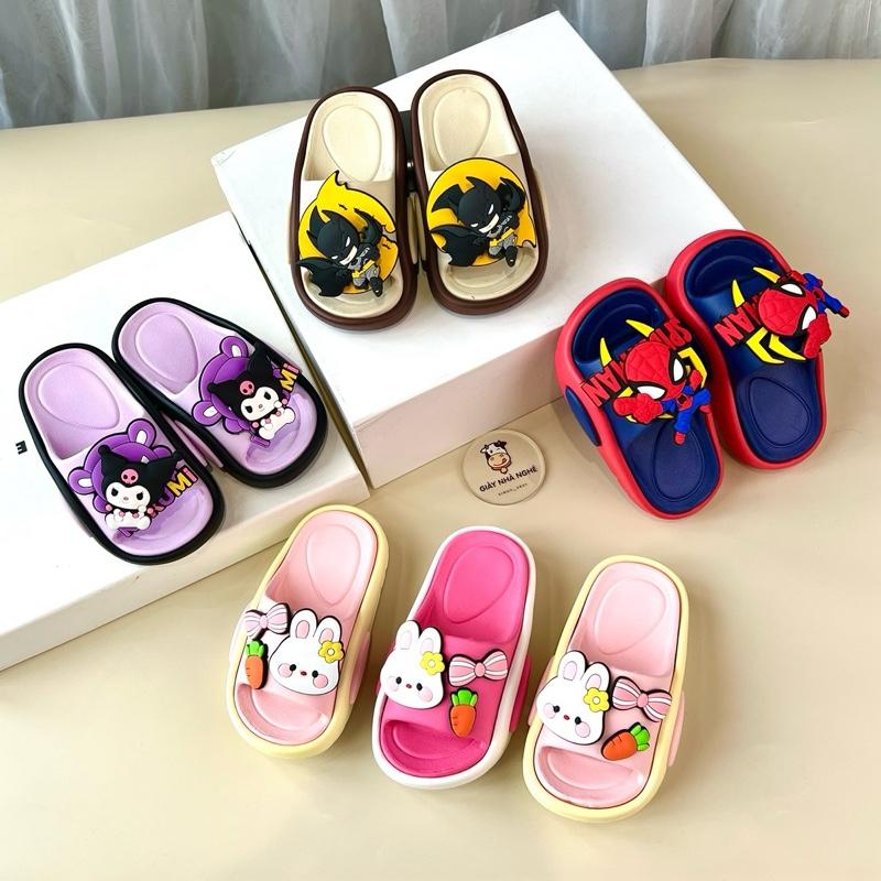 Dép Cho Bé Gái Bé Trai – Dép Quai Ngang Hình Thú Dễ Thương chất liệu nhựa EVA Mềm Êm Chống Trượt Nhiều Màu ( B23 )
