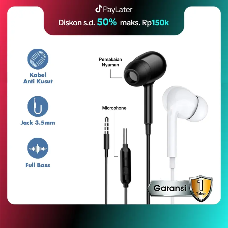 Universtore Headset Bluetooth Earphone 8D Earbuds Bass Wireless