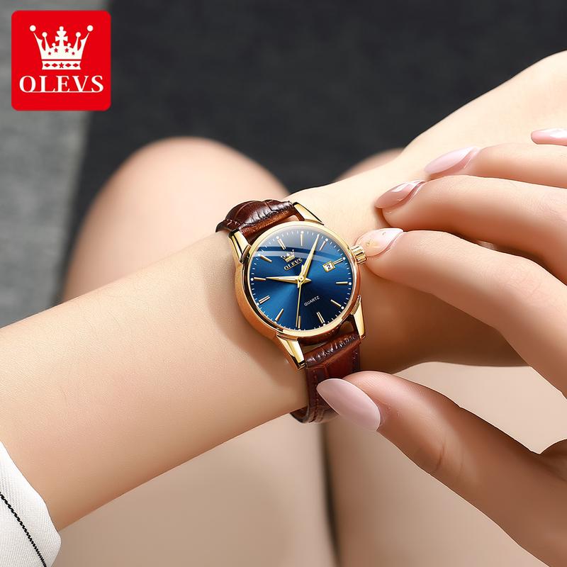 Product Introduction of OLEVS #6898 Fashion Casual Women Quartz Watch Waterproof Watch Top Brand Luxury Simple Business Sports Wristwatches For Ladies Girls Students Female Gift 21