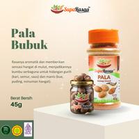 Gambar Pala Bubuk Kemasan Botol 45 gr Suparasaa - Nutmeg Ground Bumbu Rempah Bubuk Bahan Masakan Alami Herbal Halal Tanpa Pengawet MSG dari SupaRasaa.id Kota Surabaya 2 Tokopedia