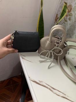 Product Review of Portable PU Leather Crossbody Bag Solid Color Zipper Shoulder Bag Mini Adjustable Shoulder Straps Lipstick Bag from J**y 2