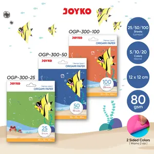 JOYKO Origami Paper Kertas Lipat Seni OGP-300 12 x 12 cm