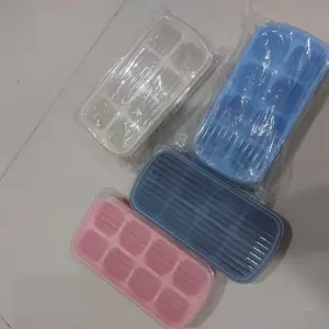 YESALL Cetakan Es Batu Kecil Mini Silikon Beruang Bear Coklat Jelly 6 Sekat Model Tekan Press| Wadah Tempat Es Batu Ice Cube Tray Pencetak Es Batu Aesthetic Kitchenware