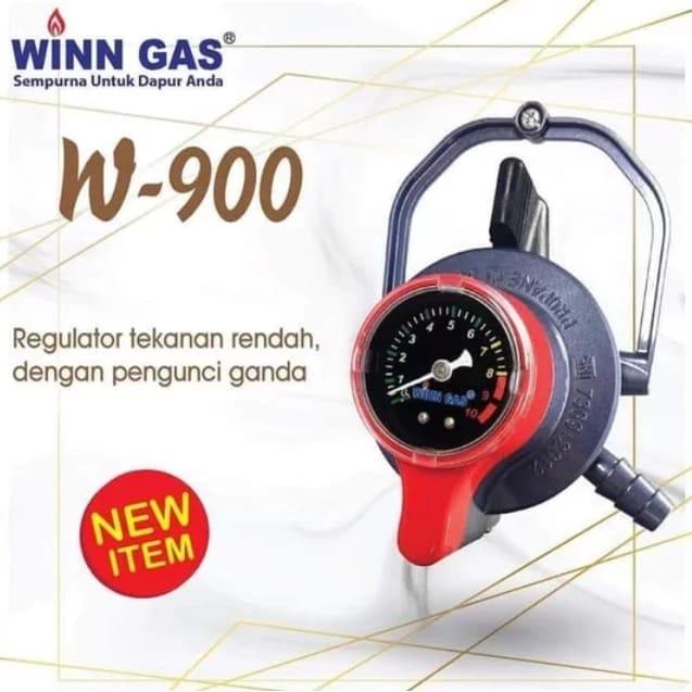 Regulator Gas Anti Bocor Winn Gas 900 Meter Dobel Lock ORIGINAL 6