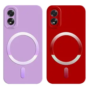 Case Compatible for OPPO A18 A38 A17 A17K Kesing Pelindung Kamera Softcase Macaron Prokamera Lentur Elegan dan Nyaman