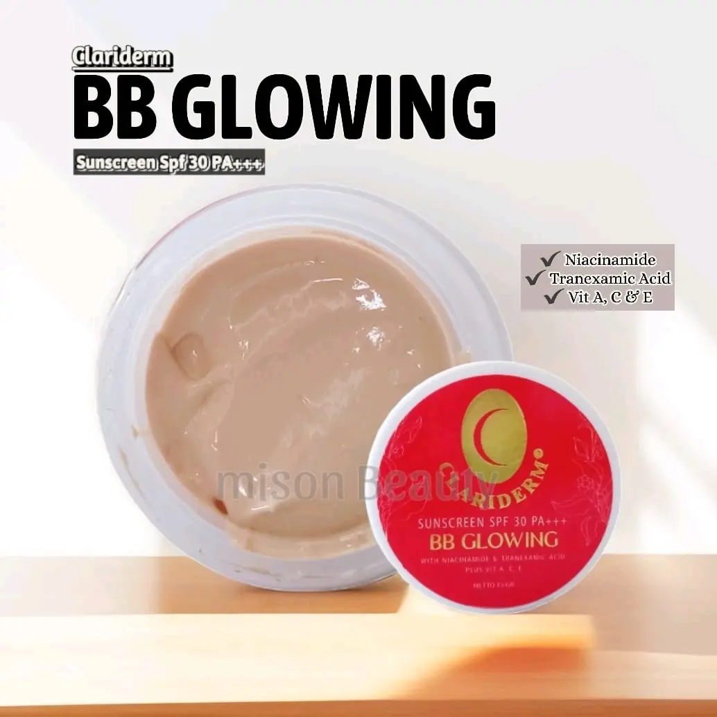 Clariderm BB Glowing / Retinol Moisturizer Cream - Cream Clariderm Mencerahkan - Menyemarakan noda hitam - Melembabkan