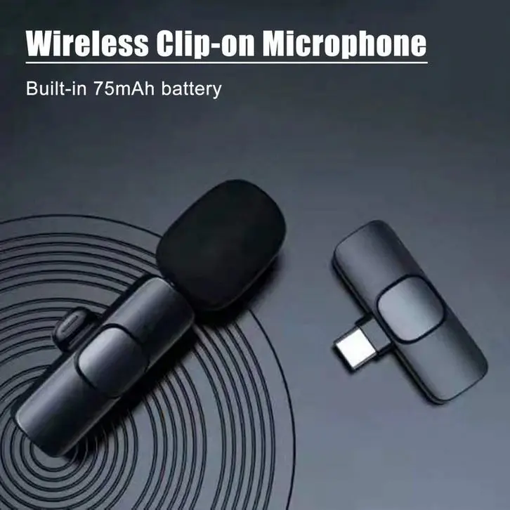 Microphone Mic Wireless K8 Terbaru - High-Quality Sound Microphone Mic Mikrofon 4