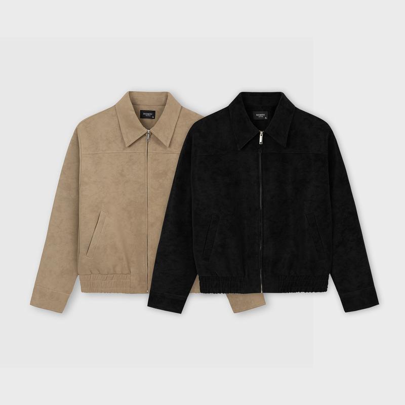 Áo khoác ROWAY da PU cao cấp dày dặn | Jacket da loang