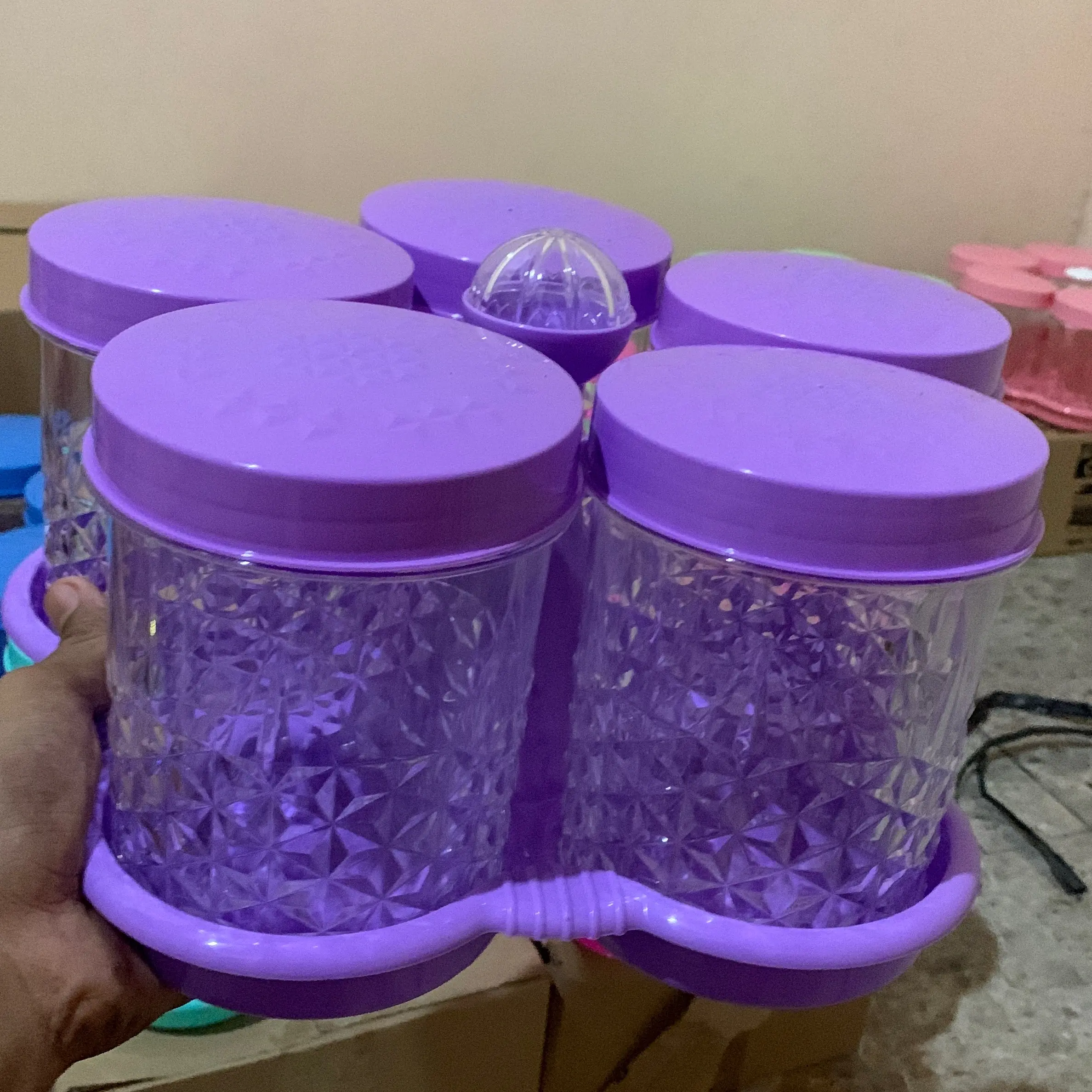 Toples cantik  yoyo star Set 5 Daun warna Ungu