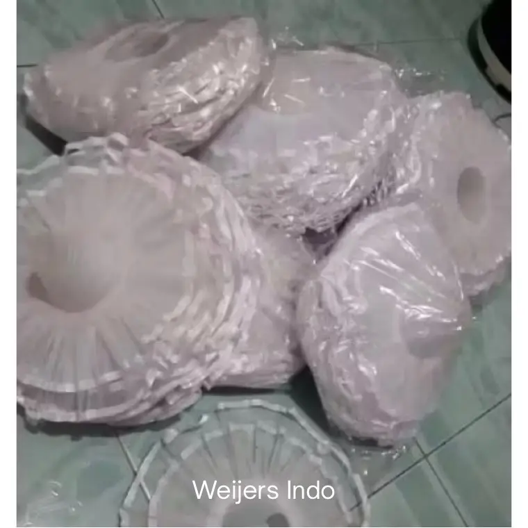 Gagang dan Renda untuk Handbouquet Pengantin TJS - Merah flower box buket pita satin 2