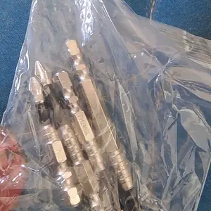 CASTA 5 PCS K5 Pasir Nikel Anti Selip Tahan Benturan Mata Obeng Torsi Ph2 Mata Obeng Kelas Industri Mata Obeng Angin Magnet Kuat