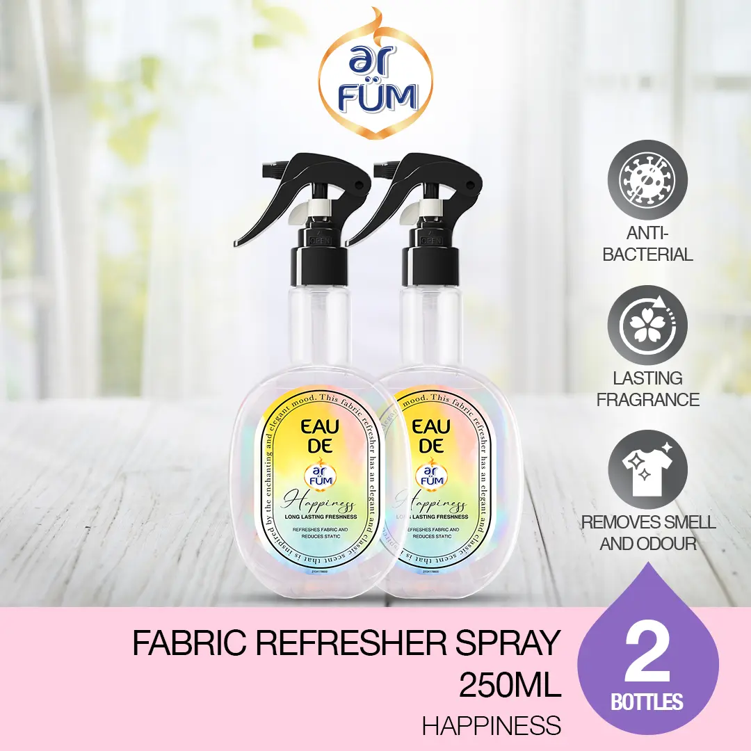 ar FÜM Fabric Refresher 250ml x 2 Bottles