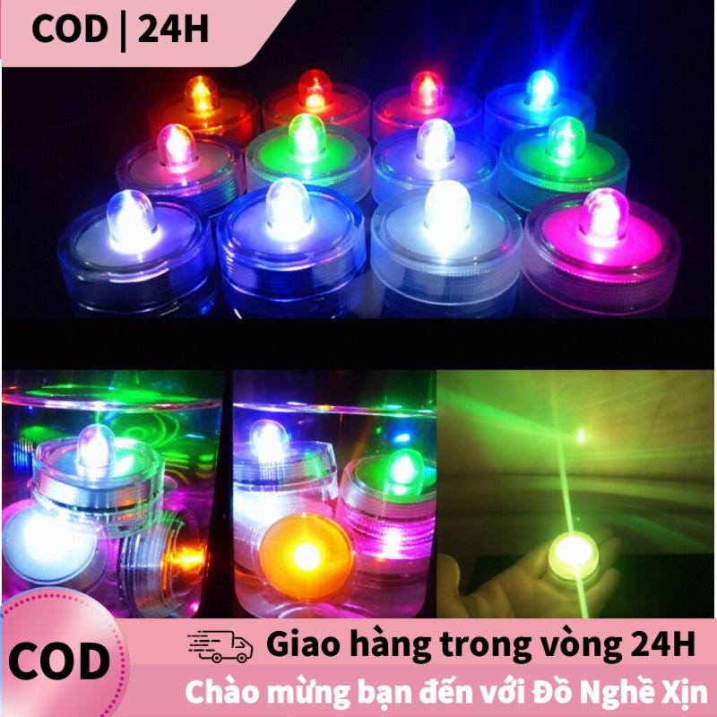 Đèn LED chìm hình tròn kích thước nhỏ gọn,dễ dàng lắp đặt trong hồ cá, chiếu sáng ấn tượng và tiết kiệm năng lượng.