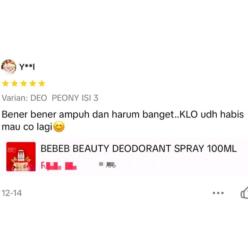 KETY BRIGHTENING BEBEB BEAUTY DEODORAN SPRAY  100ML MENCERAHKAN KETY ANTI BAU 4