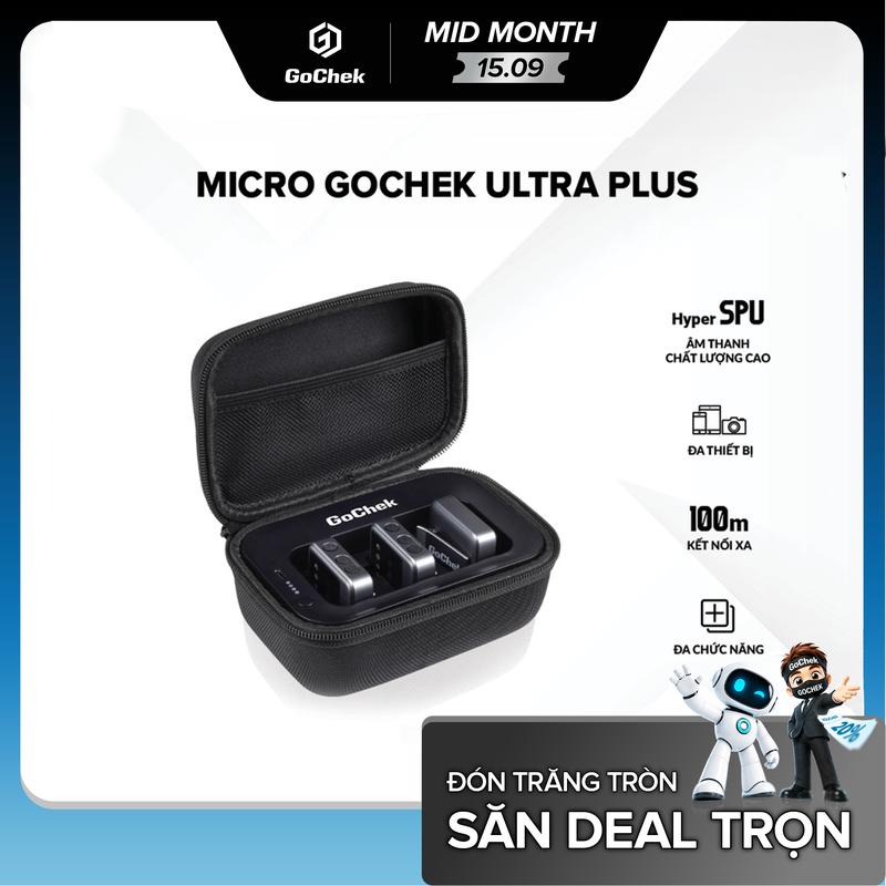 Micro thu âm chuyên nghiệp Gochek sử dụng đa thiết bị, đa chức năng. Micro…