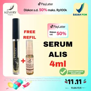 Kemiry Minyak Kemiri Murni Organik Serum Alis - Penumbuh Alis Wajah Alami - 4 ml Vitamin