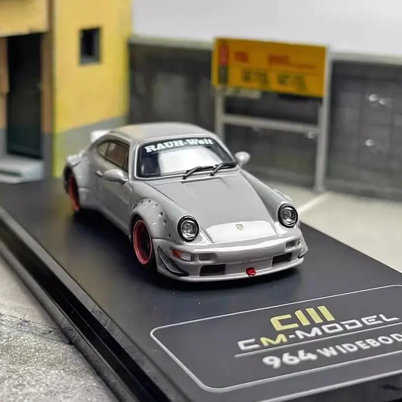 CM Model 1 64 Porsche RWB 964 Wide Body Alloy Car Model