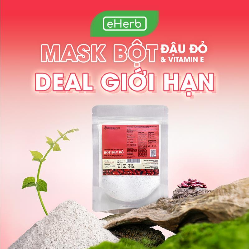  Bột Đắp Mặt Trắng Da Thiên Nhiên MILAGANICS - Mặt Nạ Bột Ủ Body Trắng Da - Mask Đắp Mặt Dành Cho Da Mụn - Bột Đậu Đỏ Trà Xanh Nghệ Hỗ Trợ Dưỡng Da Trắng Mịn - Mặt Nạ Dẻo Dưỡng Ẩm Chăm Sóc Da Nữ Skincare Làm Đẹp Da Mỹ Phẩm Women Dưỡng Da Mặt Dưỡng Ẩm Da 