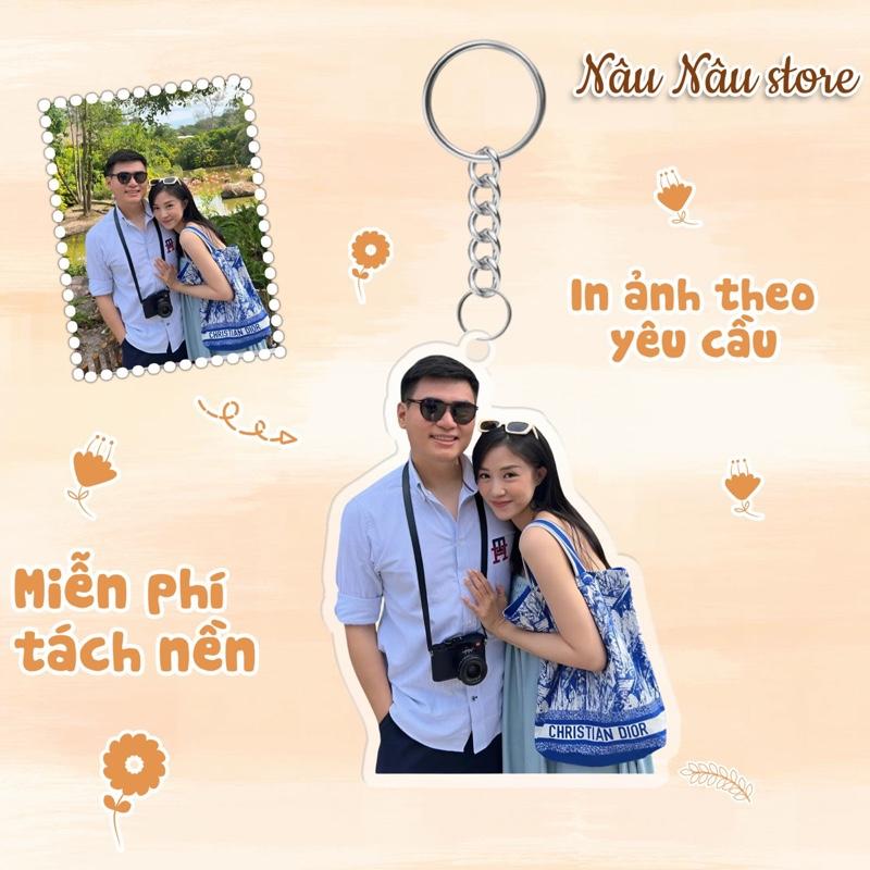  MÓC KHOÁ ẢNH IN THEO YÊU CẦU IN 2 MẶT SẮC NÉT 