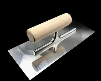Product Review of Pitbull Hardware Thickness Stainless Steel Plastering Trowel Cement Metal Blade Wooden Handle Bricklaying Trowel Cement Scraper Mud Board from ❤**️ 0