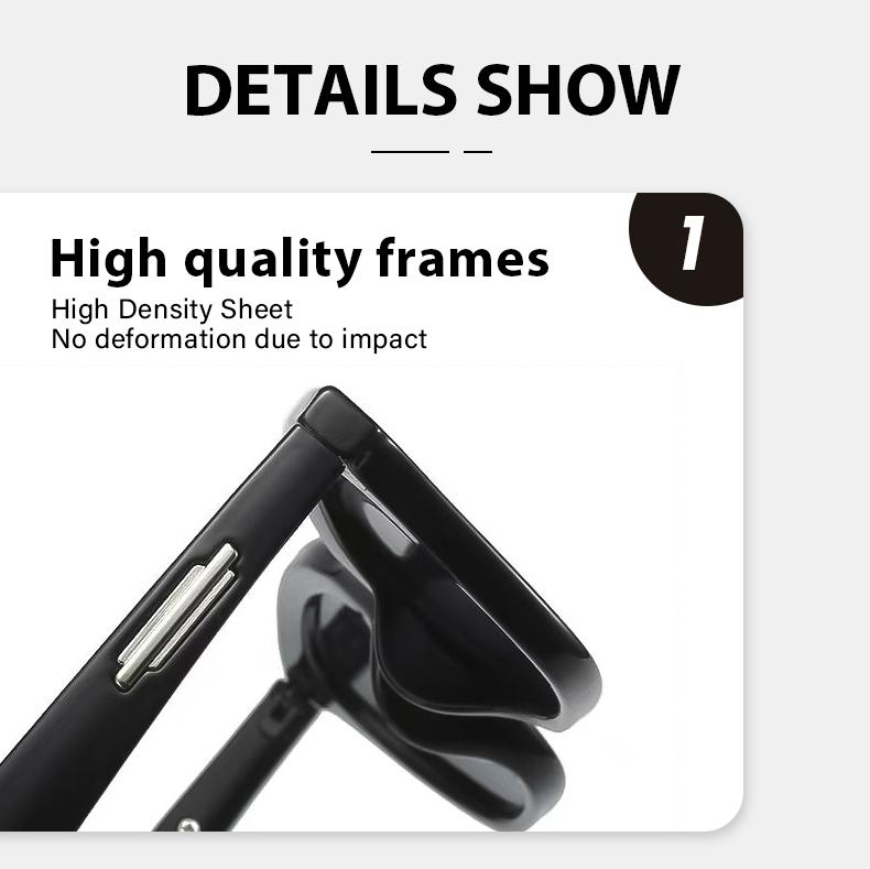 Product Introduction of MX-STUDIO-2311-Jackson Wang same GM fashiontrend charming even when worncasually Versatile.Advanced senseBlack white sunglasses mansunglasses women, drivingsunglasses UV400 Protection bayonetta sunglasseshev abi eyeglass 1