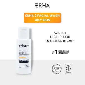 ERHA 2 Facial Wash for Oily Skin 60ml - Sabun Wajah Kulit Berminyak