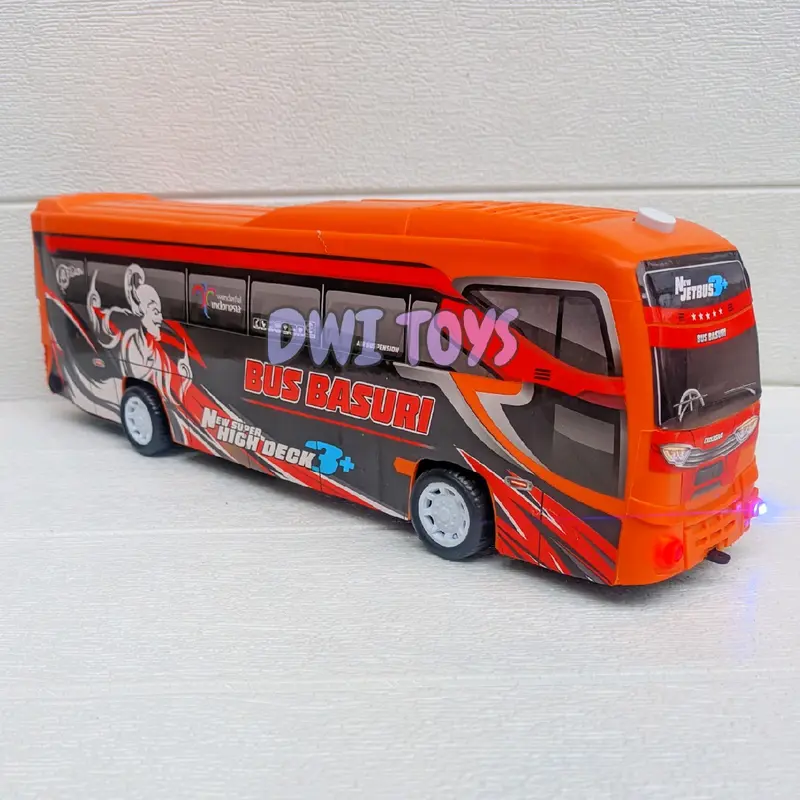 Mainan Mobil Bus Basuri Telolet Lampu Dan Musik Mainan Viral Bus Telolet 1