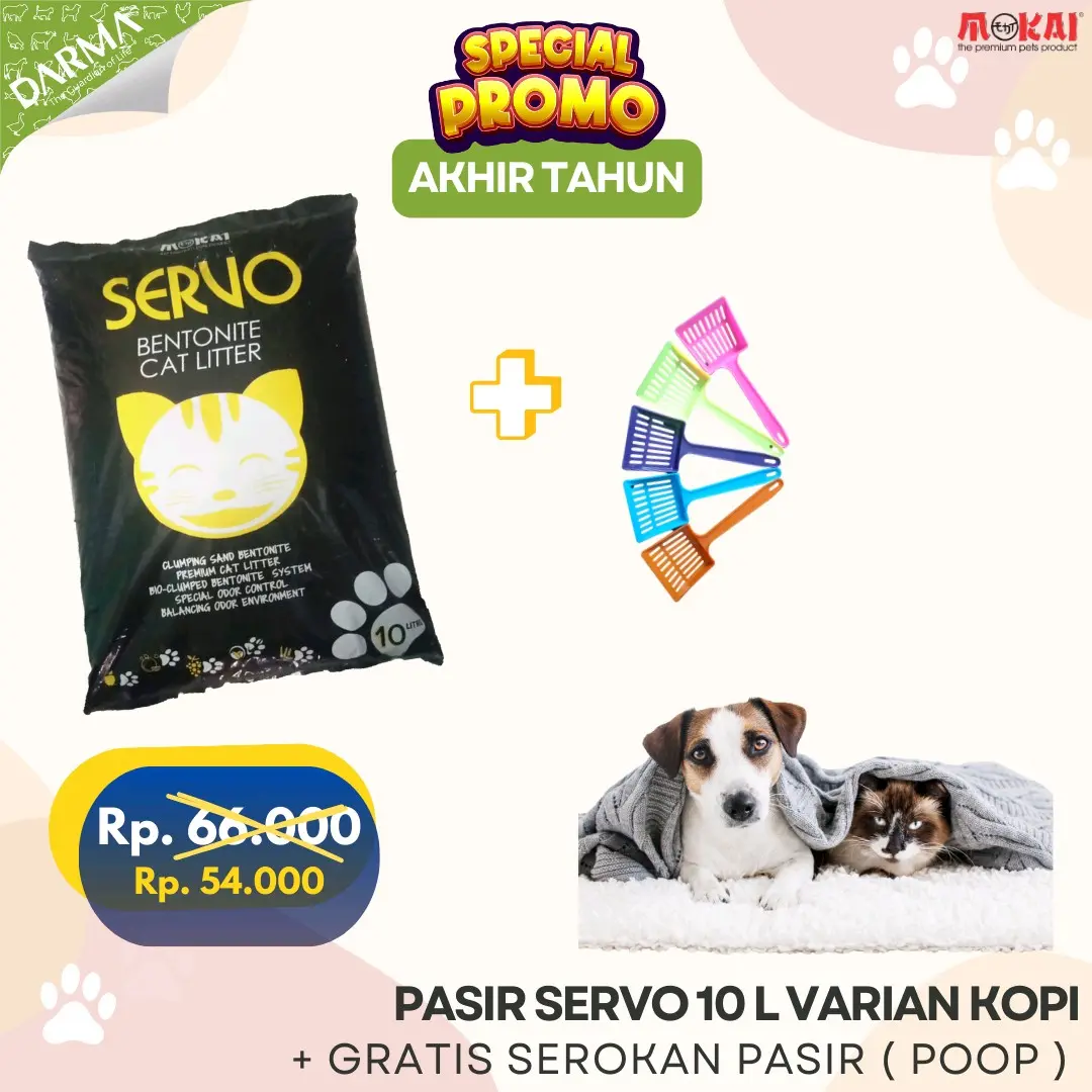 PROMO AKHIR TAHUN buy Cat Litter get tempat makan