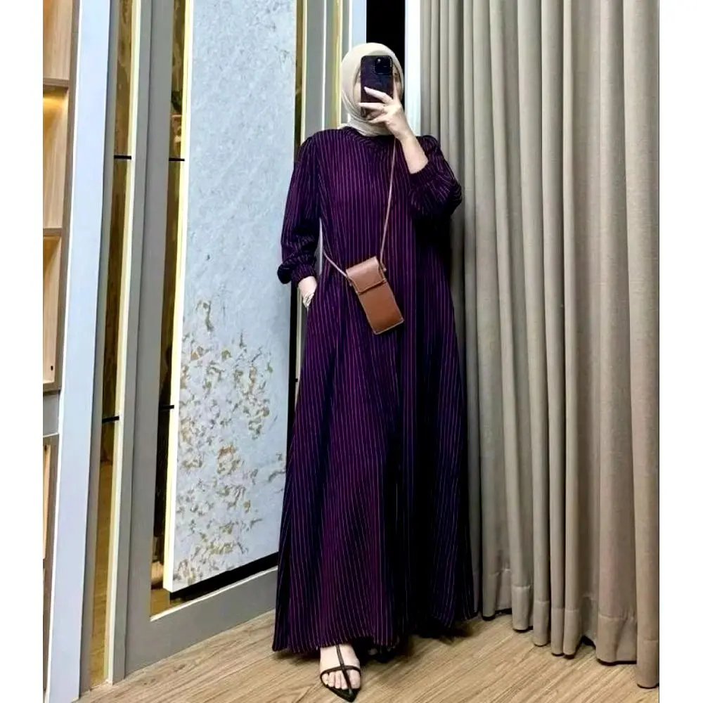 gamis MAYZA burgundi