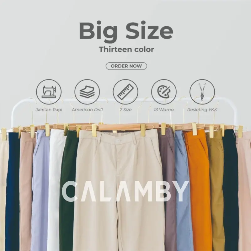 CALAMBY - Baggy Pants Jumbo (American Drill) 0