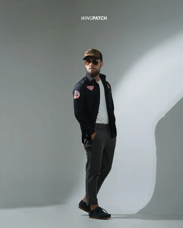 SAMASE KEMKO Kemeja Koko Uniform Wing Patch 01U150P Katun Twill Material 3