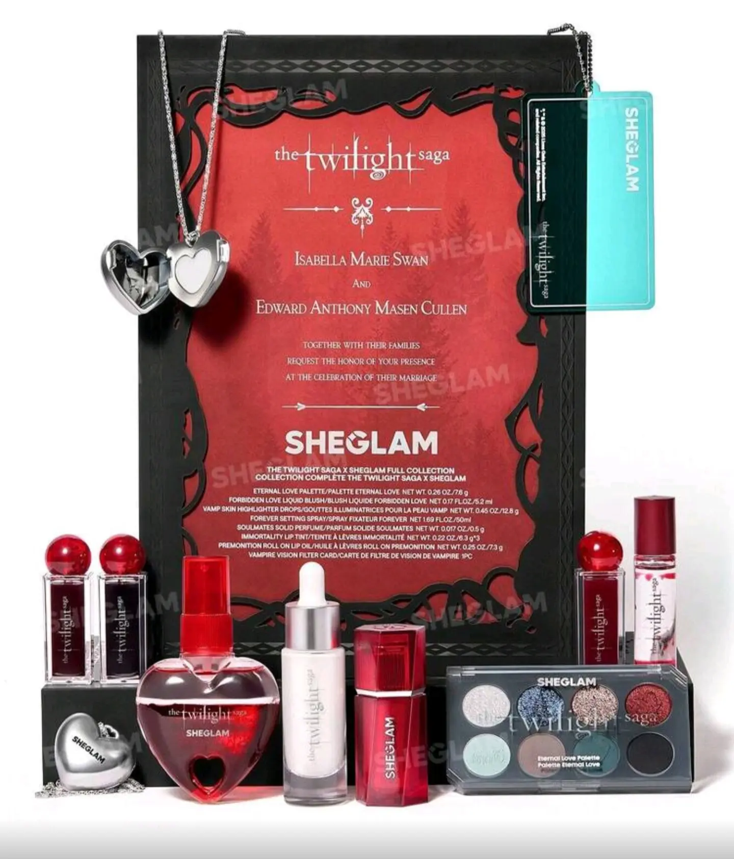 Paquete colección de accesorios y herramientas belleza crepúsculo colección maquillaje sheglam