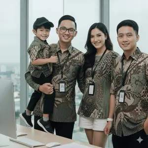 Batik Couple Katte Ijo Mikro Dewasa Anak Baju Seragam Cewek Katun Keluarga Wanita M L XL XXL 3L 4L 5L Bahan Bagus Katun Prima Nyaman untuk Sehari-hari