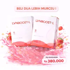 [BELI DUA LEBIH HEMAT] LVNBOOST-L  Whitening Dengan Collagen dan L-Glutatione BPOM Aman Tanpa Efek Samping Kandungan Alami untuk Kulit Lebih Cerah dan Sehat