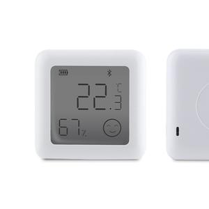 เครื่องวัดอุณหภูมิอัจฉริยะ, SAGEWE, สำหรับใช้ในครัวเรือนพร้อมเซ็นเซอร์อุณหภูมิและความชื้นห้องเด็ก, การตรวจสอบแบบเรียลไทม์ผ่านแอป