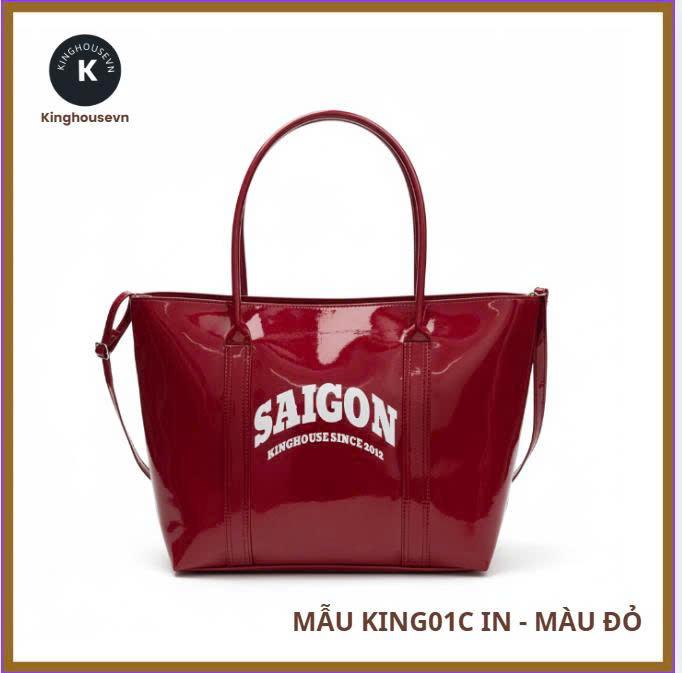 Kinghouse Túi KING01B - HOẠT TIẾT IN SAIGON NHIỀU MÀU SẮC Kích thước vừa vặn Bảo vệ hiệu quả Đựng laptop hàng ngày