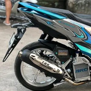 Knalpot kondoman black coting ORIGINAL TRP MUFFLER PNP untuk aerox,nmax,pcx,Vario,beat,mio Motorcycle