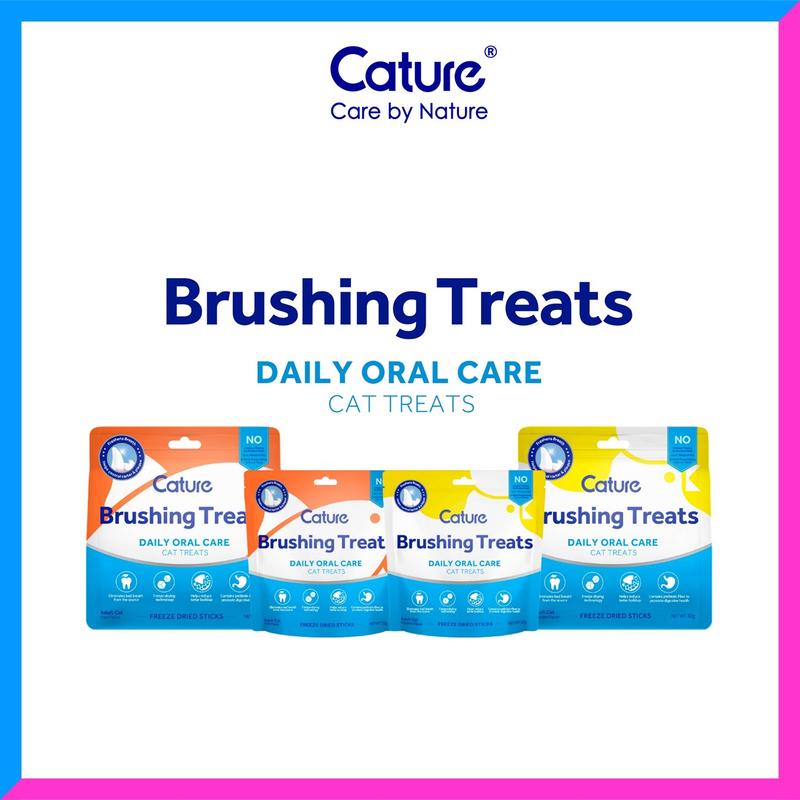 Cature Freeze Dried Brushing Treats 10g 30g Dental Care Treats cature-freeze-dried-brushing-treats-10g-30g-dental-care-treats