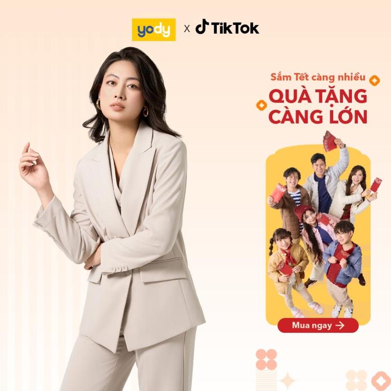 YODY Áo Vest Nữ Dáng Blazer Nắp Túi Xẻ Sau VEN7012