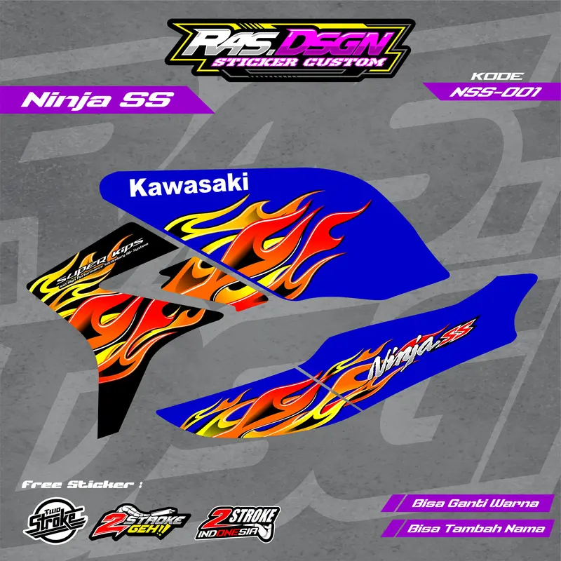Striping Ninja SS Api Transparan - Striping Ninja SS/R Transparan 5