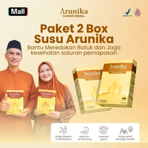 2 Box Arunika Susu Kambing Etawa Coklat Madu 800gr Bantu Meredakan Masalah Batuk dan Sesak Nafas