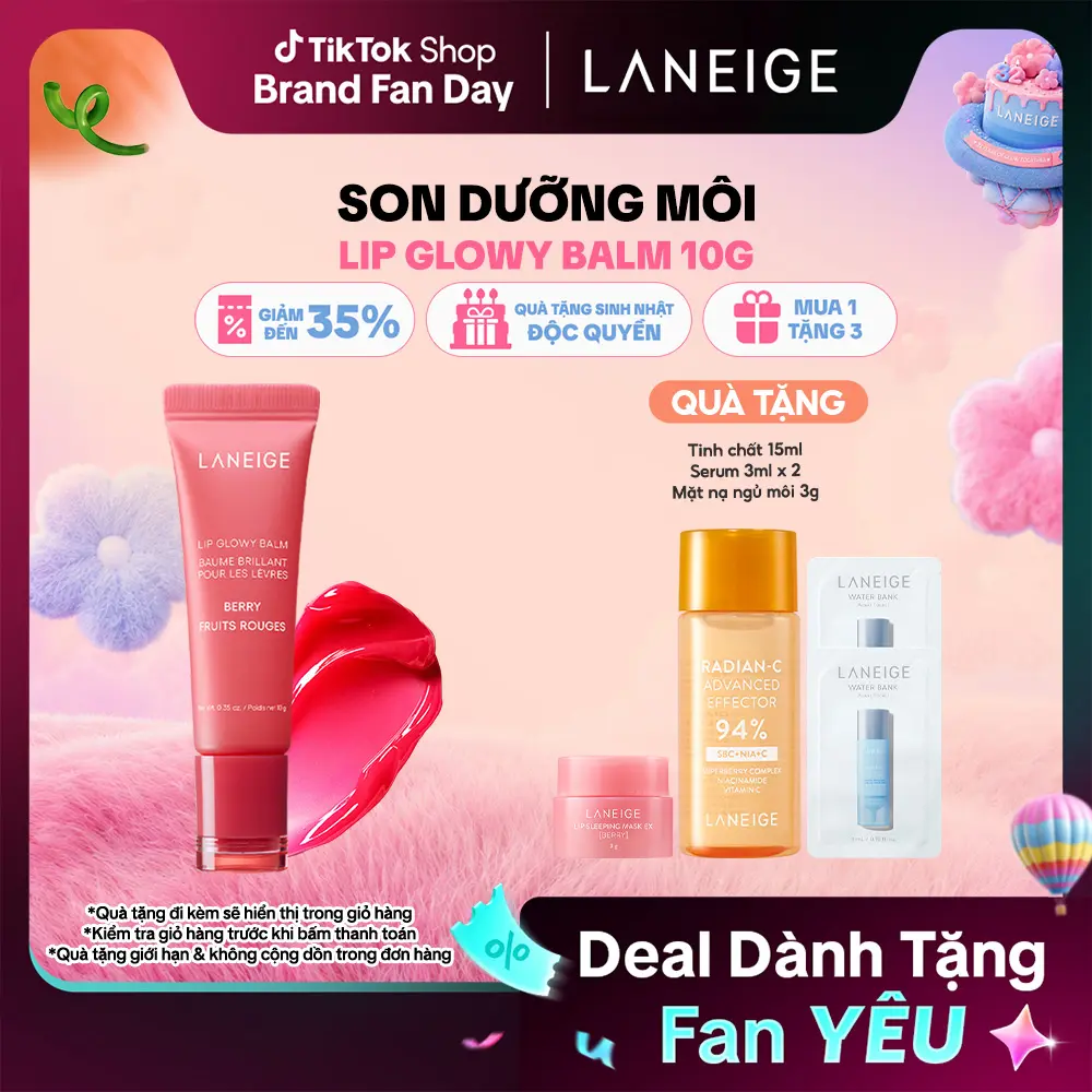 Son Dưỡng Môi LANEIGE Lip Glowy Balm 10g