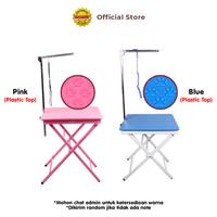 Gambar Meja Grooming Lipat Ukuran 60x45x73cm (Plastic Top) | Meja Grooming Anjing Kucing | Meja Kecil Portable dari Octagon Pet Indonesia Kota Surabaya 5 Tokopedia