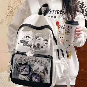 ALTAS-ITA BAG Tas Ransel Nilon Cewek &Cowok Gendong Tas Sekolah Backpack Tas Laptop Punggung Wanita Lucu BN 0016