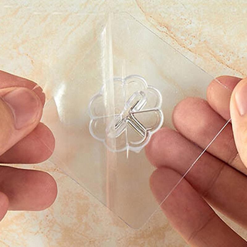 Product Introduction of Móc Dính Không Cần Đục Lỗ, 20 Cái, Chất Liệu Acrylic Trong Suốt, Thích Hợp Sử Dụng Tại Nhà 26